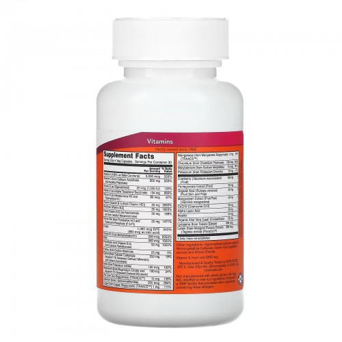 NOW Foods, Eve, эффективные мультивитамины для женщин, без железа, 120 растительных капсул NOW Foods, Eve, эффективные мультивитамины для женщин, без железа, 120 растительных капсул